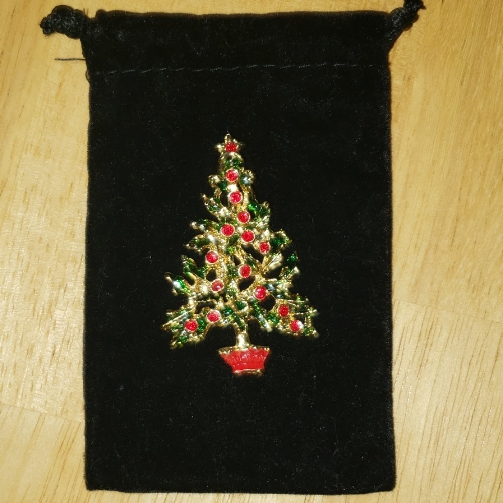 Antique christmas brooche